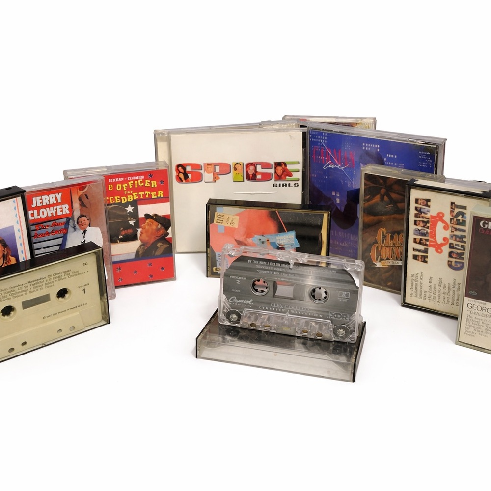 Vintage Cassette Tape Lot – Country, Pop & Christian Artists Collection